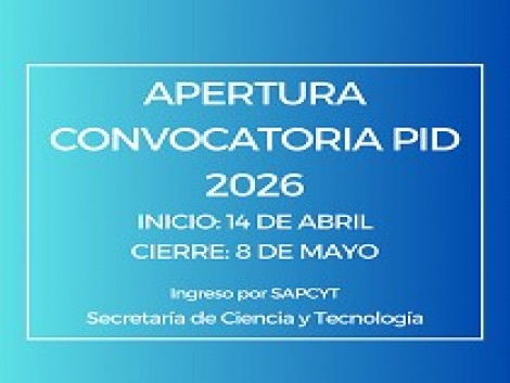 CONVOCATORIA PID 2026