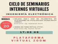2° Edición del Ciclo de Seminarios Internos de Ing. Electrónica